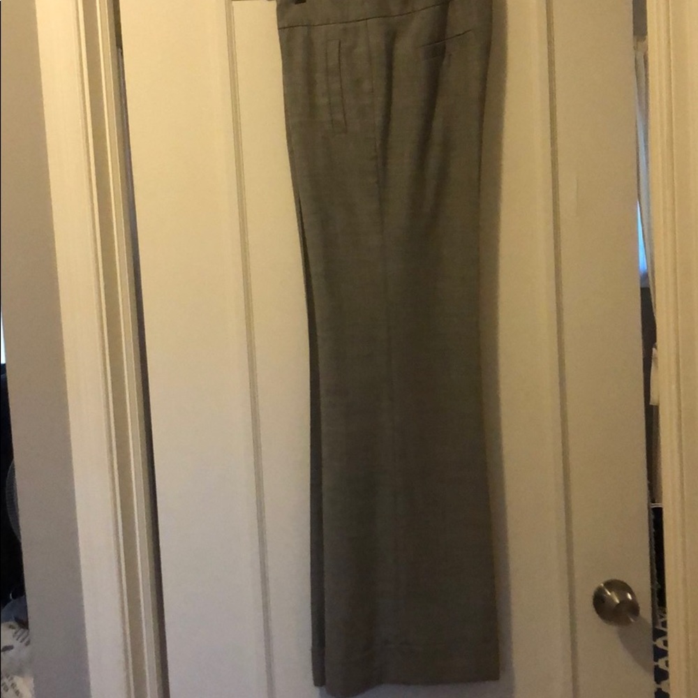 JCrew wool lined wide leg slacks